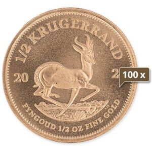 100 x 1/2 Unze Gold Krgerrand 2024