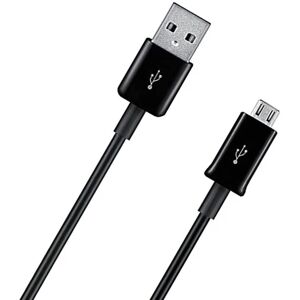 U.S.X. Micro-USB Ladekabel schwarz für Samsung Galaxy S4 S5 S6 S7 Edge: 1m