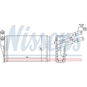 Wasser-Heizgerät NISSENS NIS 70221