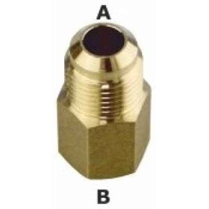 TECHNOCOLD Erweiterungs-Aufschraubstutzen 5/8""M - 1/2""W SAE (7/8""-3/4"" UNF) incl. Dichtring