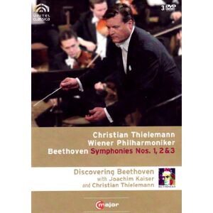 Wiener Philharmoniker - GEBRAUCHT BEETHOVEN Sinfonien 1, 2 & 3 Christian THIELEMANN (+ 170 min. Doku mit Joachim Kaiser) 3 DVD