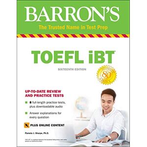 Sharpe Ph.D., Pamela J. - GEBRAUCHT TOEFL iBT with Online Tests & Downloadable Audio (Barron's Test Prep)