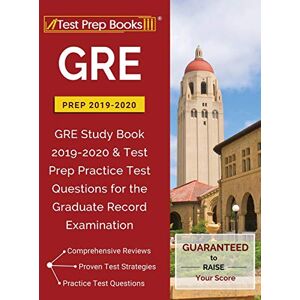 Test Prep Books - GEBRAUCHT GRE Prep 2019 & 2020: GRE Study Book 2019-2020 & Test Prep Practice Test Questions for the Graduate Record Examination