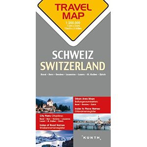 GEBRAUCHT Reisekarte Schweiz 1:200.000: Travel Map Switzerland