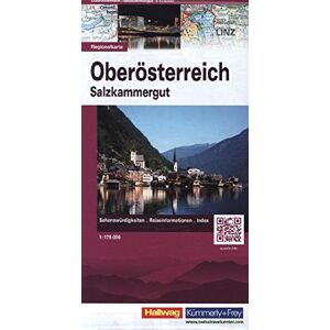 Hallwag - GEBRAUCHT Oberösterreich: Regionalkarte Österreich, Strassenkarte mit touristischen Informationen und Index. 1:175 000 (Hallwag Regionalkarten)