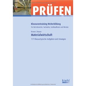 Günter Krause - GEBRAUCHT Materialwirtschaft: 117 Klausurtypische Aufgaben und Lösungen