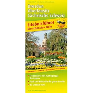 GEBRAUCHT Dresden, Oberlausitz, Sächsische Schweiz: Erlebnisführer mit Informationen zu Freizeiteinrichtungen auf der Kartenrückseite, wetterfest, reißfest, abwischbar, GPS-genau. 1:180000 (Erlebnisführer / EF)