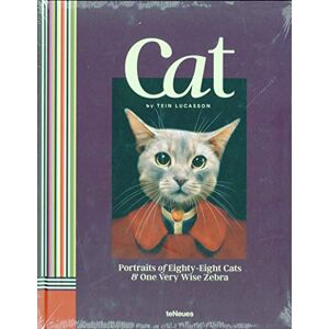 Tein Lucasson - GEBRAUCHT Cat, Portraits von 88 Katzen und einem sehr weisen Zebra (Deutsch, Englisch, Französisch, Italienisch), 192 Seiten