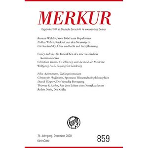 Christian Demand - GEBRAUCHT MERKUR Gegründet 1947 als Deutsche Zeitschrift für europäisches Denken - 2020-12: Nr. 859, Heft 12/ Dezember 2020