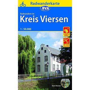 BVA Bielefelder Verlag GmbH & Co. KG - GEBRAUCHT Radwanderkarte BVA Radwandern im Kreis Viersen 1:50.000, reiß- und wetterfest, GPS-Tracks Download (Radwanderkarte 1:50.000)