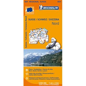GEBRAUCHT Michelin Schweiz Nord: Straßen- und Tourismuskarte 1:200.000 (MICHELIN Regionalkarten)