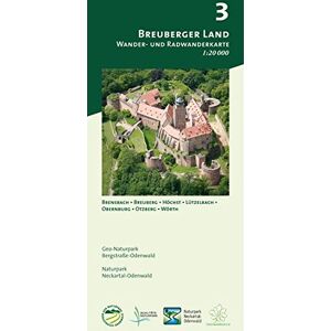 Geo-Naturpark Bergstraße-Odenwald - GEBRAUCHT Blatt 3, Breuberger Land: Wander- und Radwanderkarte 1:20.000. Mit Brensbach, Breuberg, Höchst, Lützelbach, Obernburg, Otzberg und Wörth (Odenwald ... und Naturpark Neckartal-Odenwald)