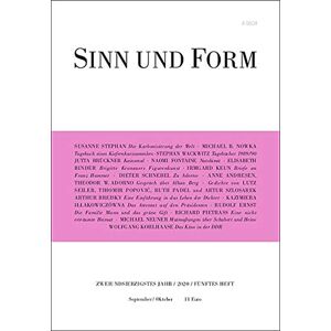 GEBRAUCHT SINN UND FORM 5/2020 (Sinn und Form: Beiträge zur Literatur)