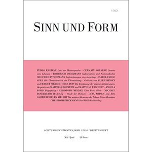 GEBRAUCHT Sinn und Form 3/2016