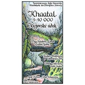 Rolf Böhm - GEBRAUCHT Khaatal 1:10000: Wanderkarte der Böhmischen Schweiz. Zeidler - Wolfsberg - Schwarzes Tor. Das Hintere Land