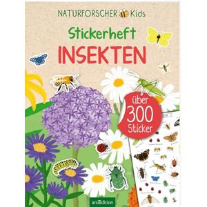 Naturforscher-Kids – Stickerheft Insekten: Über 300 Sticker Tier-Stickerheft für naturbegeisterte Kinder ab 4 Jahren