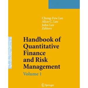 Cheng-Few Lee - Handbook of Quantitative Finance and Risk Management