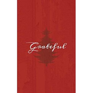 Murre Book Decor - Grateful: A Red Hardcover Decorative Book for Decoration with Spine Text to Stack on Bookshelves, Decorate Coffee Tables, Christmas Decor, Holiday Decorations, Housewarming Gifts