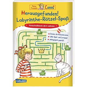 Hanna Sörensen - Conni Gelbe Reihe: Herausgefunden! Labyrinthe-Rätsel-Spaß: Vorschulblock ab 5 Jahren