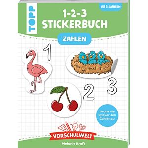 Melanie Kraft - Vorschulwelt - Das 1-2-3-Stickerbuch