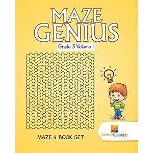 Activity Crusades - Maze Genius Grade 3 Volume 1 : Maze 4 Book Set