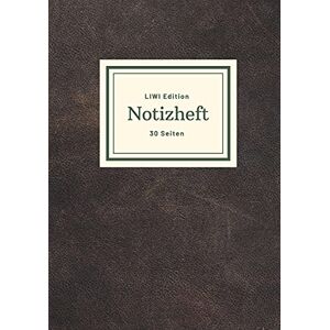 Notizbuch A5 - Dünnes Notizheft A5 liniert - Notizbuch 30 Seiten 90g/m² - Softcover schwarz - FSC Papier: Notebook A5 liniert - weißes Papier