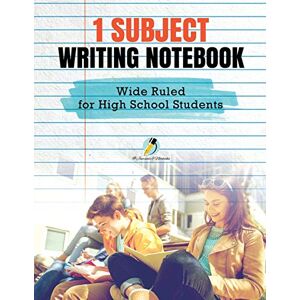 @ Journals and Notebooks - 1 Subject Writing Notebook Wide Ruled for High School Students