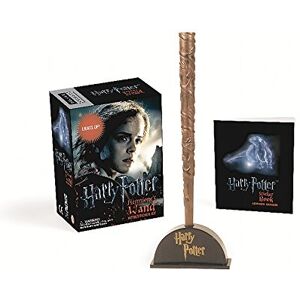 Running Press - Harry Potter Hermiones Wand with Sticker Kit: Lights Up! (Miniature Editions)