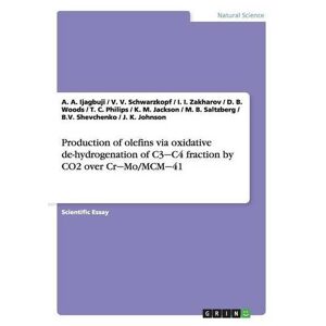 Ijagbuji, A. A. - Production of olefins via oxidative de-hydrogenation of C3¿C4 fraction by CO2 over Cr¿Mo/MCM¿41