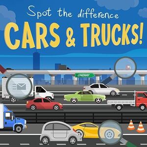 Webber Books - Spot the Difference - Cars and Trucks!: A Fun Search and Solve Book for Ages 3+ (Spot the Difference Collection, Band 12)