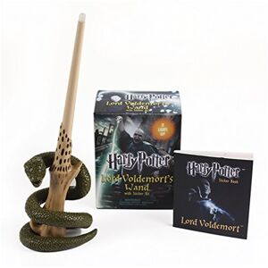 Running Press - Harry Potter Voldemort's Wand with Sticker Kit: Lights Up! (Miniature Editions)
