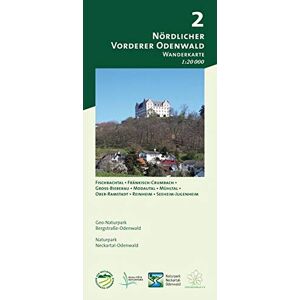 Geo-Naturpark Bergstraße-Odenwald - Blatt 2, Vorderer Nördlicher Odenwald: Wanderkarte 1:20.000. Mit Fischbachtal, Fränkisch-Crumbach, Groß-Bieberau, Modautal, Mühltal, Ober-Ramstadt, ... und Naturpark Neckartal-Odenwald)