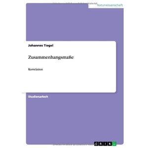 Johannes Tiegel - Zusammenhangsmaße: Korrelation