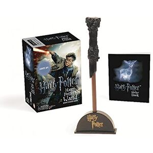 Running Press - Harry Potter Wizards Wand with Sticker Book: Lights Up! (Miniature Editions)