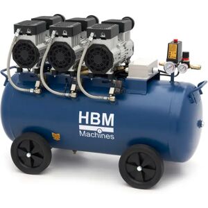 HBM 90 Liter Ölfreier Flüsterkompressor