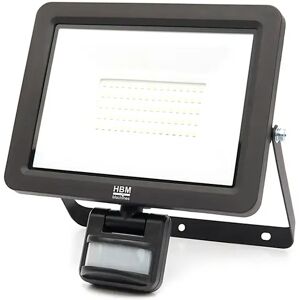 HBM LED-Baustrahler mit Sensor und Schnellanschluss 50 W 4700 Lumen, 6500 K