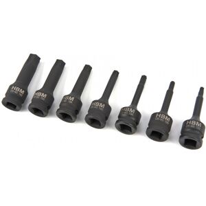 HBM 7-teiliger langer Torx-Steckschlüsselsatz mit 3/8"-Schirm steckschlusseleinsatze