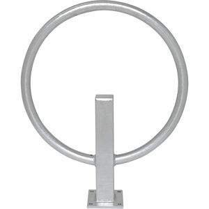 kaiserkraft Anlehnbügel GIRO, Rundrohr 48/3 mm, feuerverzinkt, zum Aufdübeln