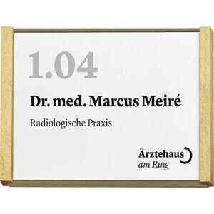 Wegweiser Alu-Holz-Serie Bronze - kaiserkraft