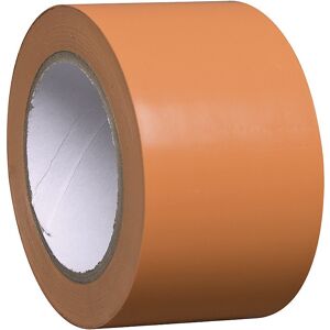 kaiserkraft Bodenmarkierungsband aus Vinyl, einfarbig, Breite 75 mm, orange, VE 8 Rollen