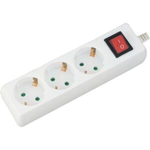 V-Tac Vt-1113-2 Steckdosenleiste 3-Fach Schuko 16a Eu Standard 3680w 1,5m Kabel Ein/aus-Schalter - Sku 8762