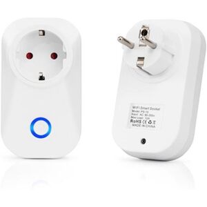 V-Tac Smart Home Vt-5001 Wi-Fi Stecker Eu Funktioniert Mit Smartphone - Sku 8415