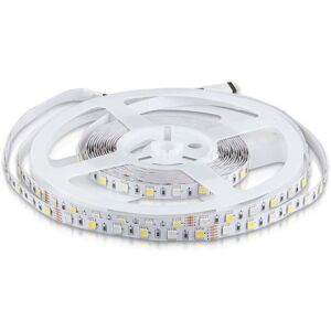 V-Tac Vt-5050 Led-Streifen Rgb + 6500k Smd5050 8w/m 5m 60 Led/m 12v Ip20 10mm - 212159