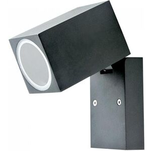 V-Tac V-Ta Vt-7611 Wandhalterung Gu10 Verstellbarer Kopf Aluminium Schwarz Ip44 - Sku 7553