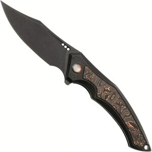 WE Knife Orpheus WE23009-3 CPM 20CV, Black Titanium, Copper Foil Carbon Fiber, Taschenmesser