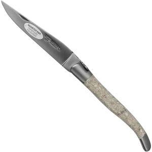 Laguiole en Aubrac Oyster L0212CQH Austernschale, matt, Laguiole-Taschenmesser, 12 cm