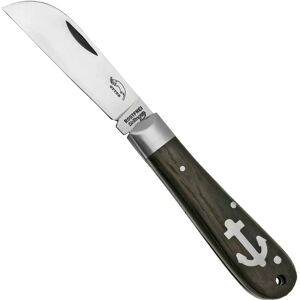 Otter Anchor Knife 171 RML Small Stainless, Smoked Oak, Stainless Anchor, Taschenmesser