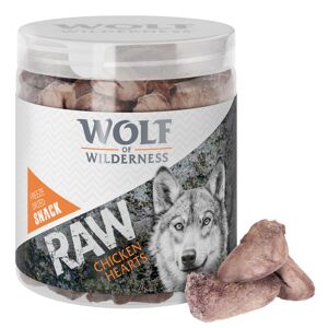 Sparpaket Wolf of Wilderness - RAW Snacks (gefriergetrocknet) - Hühnerherzen (4 x 70 g)