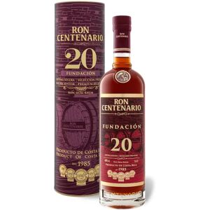 Ron Centenario Fundación Rum 20 Jahre mit Geschenkbox 40% Vol