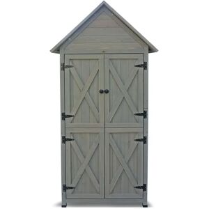 HABAU Gartenschrank »Lena«, 83 x 45 x 178 cm, grau